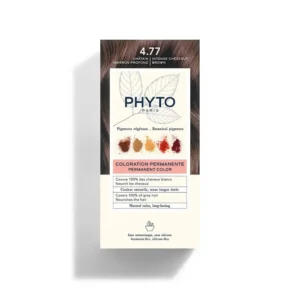 PHYTO – Coloration permanente 4.77 "Châtain/Marron Profond"