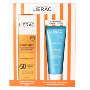 LIERAC - Coffret Sunissime ( Fluide protecteur anti-âge SPF50+ 40ml + Lait réparateur anti-âge 75ml )